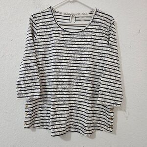 L.L.Bean 100% Supima Cotton 3/4 sleeve top